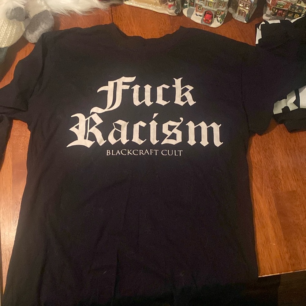 Blackcraft cult fvk racism tee size s/m.